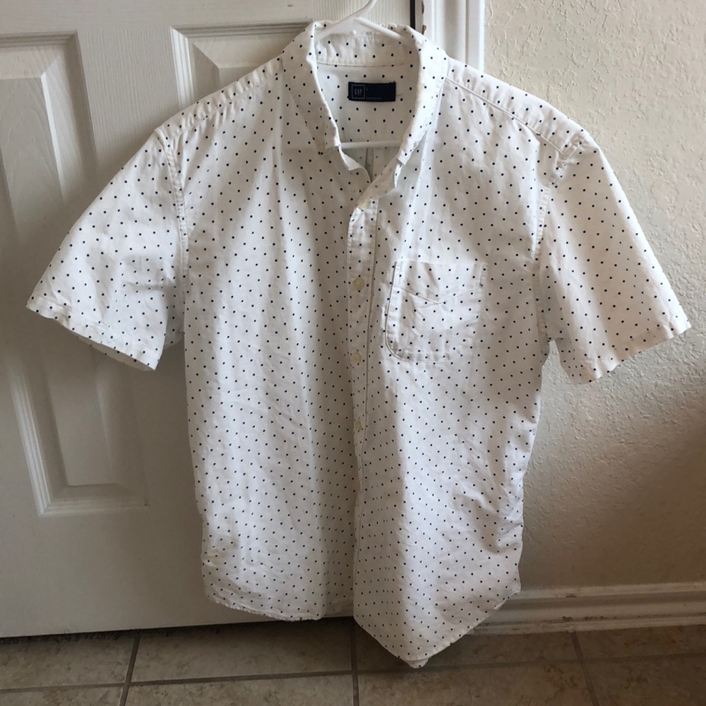BUNDLE! (4)Men’s Gap ButtonUp Short-Sleeved Shirts - Picture 4 of 4